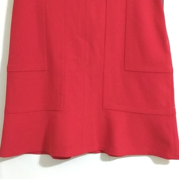 DKNY RED A-LINE SKIRT NWT SIZE 6 - Picture 4 of 12